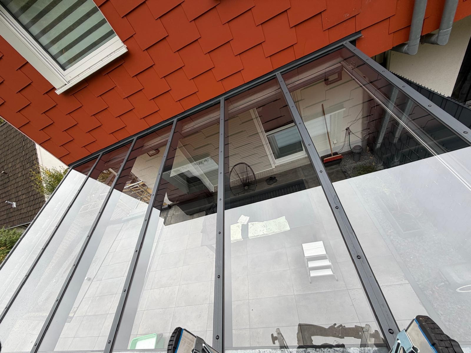 Glasdach – Glasreinigung – Nachher